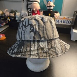 Vintage 80s Trebark Camouflage Bucket Hat Medium